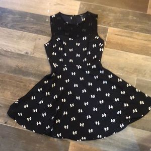 Black bow dress